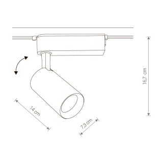 Трековый светильник Nowodvorski Profile Iris 9008-foto2
