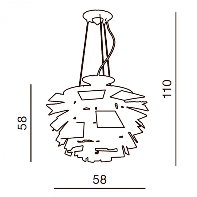 Подвесная люстра Azzardo Flower AZ0097