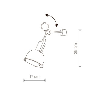 Настенный светильник Nowodvorski Industrial 5524-foto2