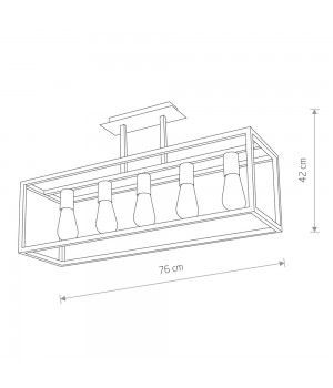 Потолочная люстра Nowodvorski Crate 9047-foto7