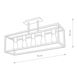 Потолочная люстра Nowodvorski Crate 9047-foto7