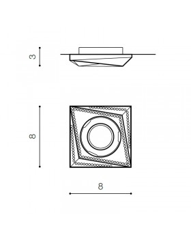 Встраиваемый светильник Azzardo Mira AZ1619-foto2