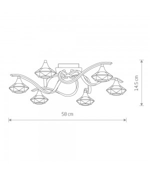 Потолочная люстра Nowodvorski Tesalli 4653-foto2