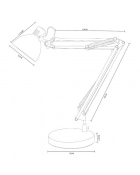 Настольная лампа Zumaline 1112-foto3