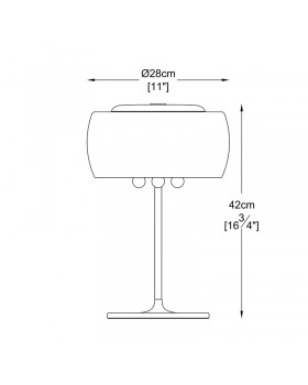 Настольная лампа Zumaline CRYSTAL T0076-03E-F4FZ-foto3