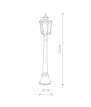 Уличный светильник Nowodvorski Amur 4694-foto2