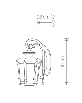 Уличный настенный светильник Nowodvorski Amur 4692-foto7
