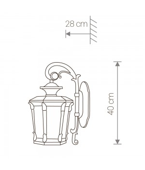 Уличный настенный светильник Nowodvorski Amur 4692-foto7