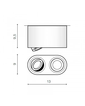 Потолочный светильник Azzardo Brant 2 IP44 AZ2817-foto2