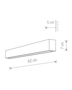 Настенный светильник Nowodvorski Straight Wall LED S 7596-foto2