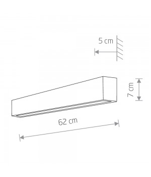 Настенный светильник Nowodvorski Straight Wall LED S 7562-foto2