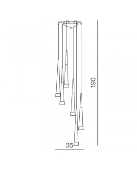 Подвесной светильник Azzardo Brina 6 AZ0956-foto2