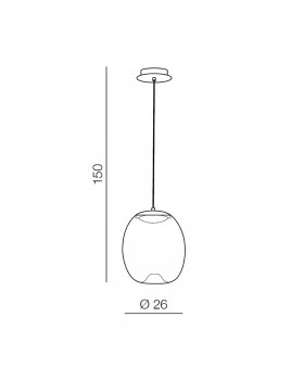Подвесная люстра Azzardo Helena AZ3342-foto3
