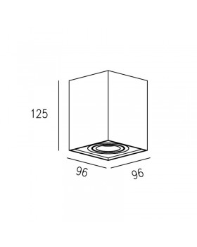 Потолочный светильник Zumaline QUADRO 89200-BK-foto7
