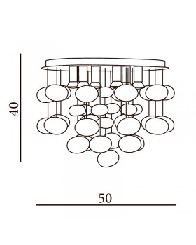 Потолочная люстра Azzardo Luvia AZ2572-foto3