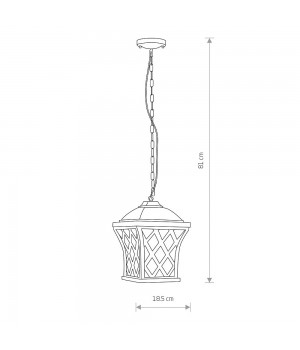 Уличный подвесной светильник Nowodvorski Tay 5293-foto2