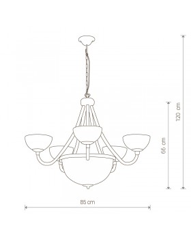 Подвесная люстра Nowodvorski Baron 5997-foto2