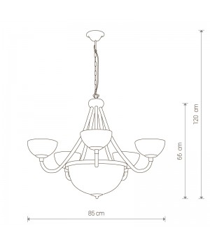 Подвесная люстра Nowodvorski Baron 5997-foto2