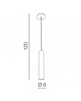 Подвесной светильник Azzardo Tubo 1 AZ1237-foto2