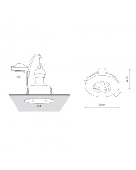 Встраиваемый светильник Nowodvorski Juliet 7664-foto2
