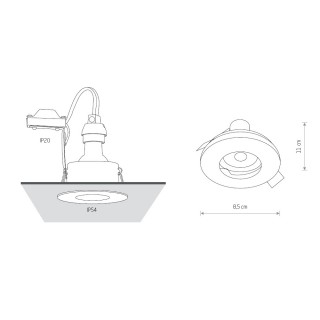 Встраиваемый светильник Nowodvorski Juliet 7663-foto2