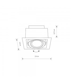 Встраиваемый светильник Nowodvorski Downlight 9575-foto2