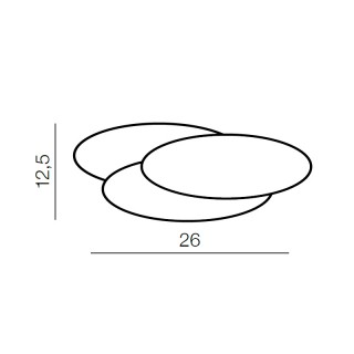 Настенный светильник Azzardo Clover oval AZ2997-foto2