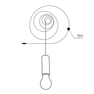Патрон со шнуром для подвесного светильника Azzardo Ziko AZ3116-foto3