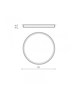 Накладной светильник Azzardo Monza R 40 AZ2264-foto2