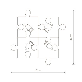Настенно-потолочный светильник Nowodvorski Puzzle 6382-foto2