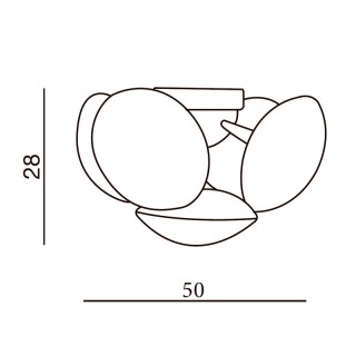 Потолочная люстра Azzardo Pills 50 top AZ0345-foto2