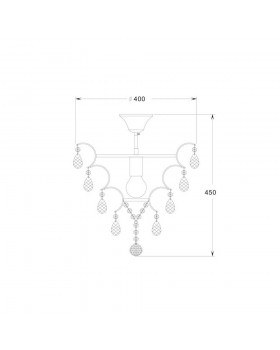 Потолочная люстра Zumaline FUSION RLX93410-1-foto2