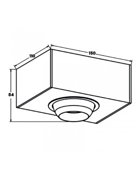 Потолочный светильник Zumaline MAC SL ACGU10-141-foto2