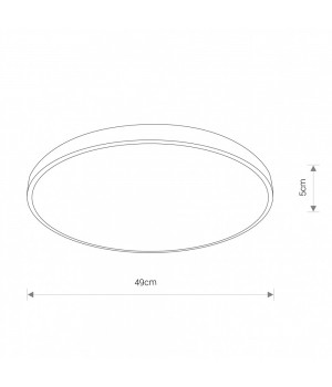 Потолочный cветильник Nowodvorski Agnes Round Led 8187-foto2