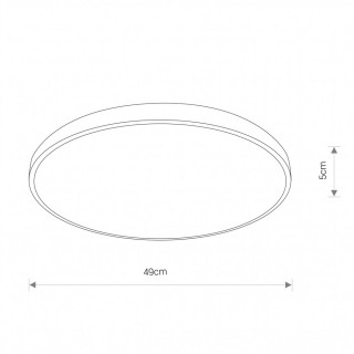 Потолочный cветильник Nowodvorski Agnes Round Led 8187-foto2