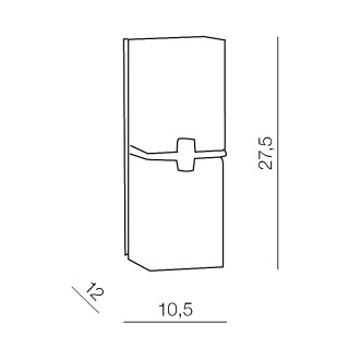 Настенный светильник Azzardo Cross 2 AZ0085-foto2
