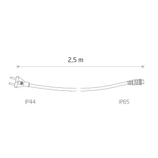 Провод питания для Белт лайт 2.5 метра Nowodvorski Festoon Lights 7871-foto2