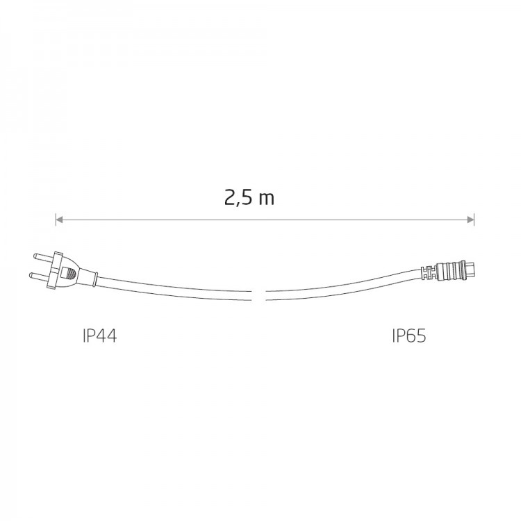 Провод питания для Белт лайт 2.5 метра Nowodvorski Festoon Lights 7871