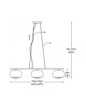 Подвесной светильник Zumaline CRYSTAL P0076-03S-F4FZ-foto2