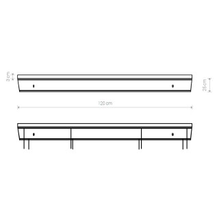 Основание для светильника Nowodvorski Cameleon Canopy C 1200 8554-foto2