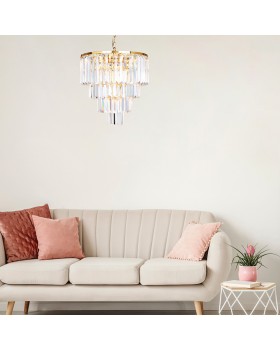 Подвесная люстра Zumaline Amedeo 17106/4+1-GLD-foto2