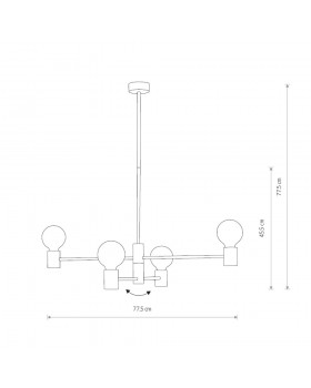 Подвесная люстра Nowodvorski Radius 7931-foto3