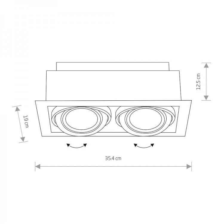 Встраиваемый светильник Nowodvorski Downlight 9574