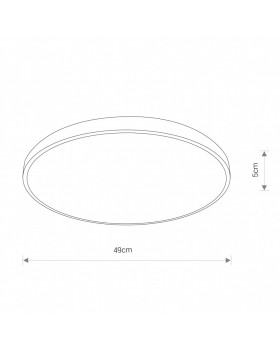 Потолочный cветильник Nowodvorski Agnes Round Led 8208-foto2