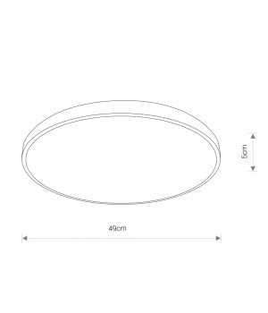 Потолочный cветильник Nowodvorski Agnes Round Led 8208-foto2