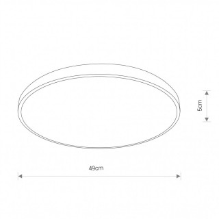 Потолочный cветильник Nowodvorski Agnes Round Led 8208-foto2
