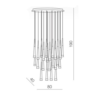 Подвесная люстра Azzardo Brina 24 AZ0935-foto2