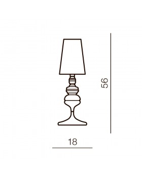 Настольная лампа Azzardo Baroco table AZ2162-foto2