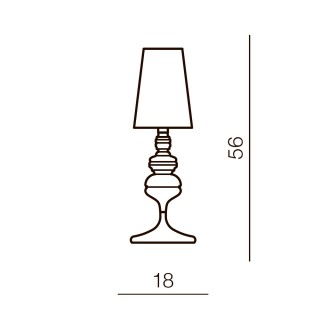 Настольная лампа Azzardo Baroco table AZ2162-foto2