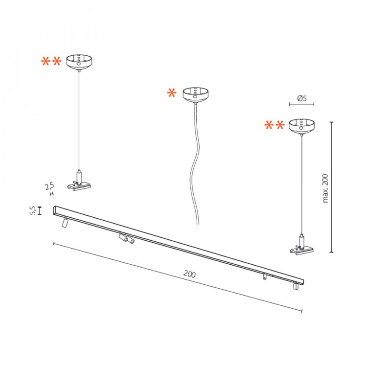 Трековый светильник Azzardo Track Magnetic AZ4821